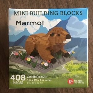 Marmot Mini Building Blocks Set - Brown